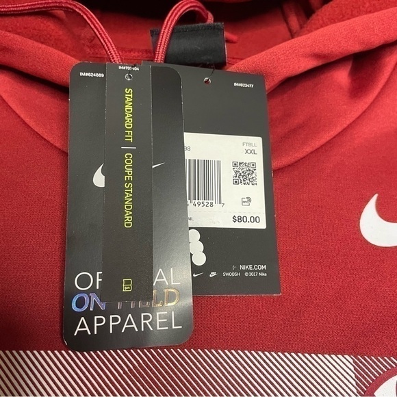 NWT Nike Dri-Fit Washington State Cougars Sideline On Field Hoodie WSU Men’s XXL - Picture 6 of 9